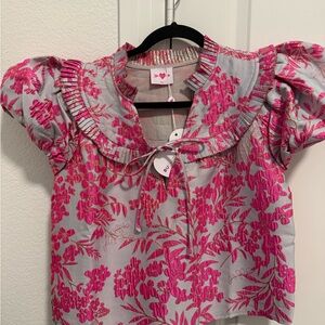 Buddy Love Pink Floral Blouse